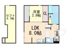 蛍池ヒルズ バルの間取り画像
