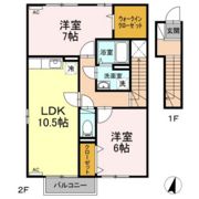 エスポワールえなみ A棟の間取り画像