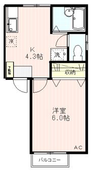 BAUHAUS・Fの間取り画像