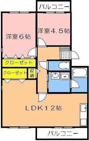 カーサフェリスの間取り画像