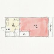 ソレイユ住道の間取り画像