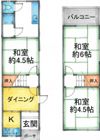 大久保町5丁目戸建ての間取り画像