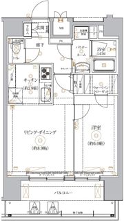 GENOVIA南千住Ⅸskygardenの間取り画像
