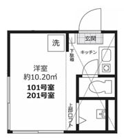 カーサ・ロッサの間取り画像