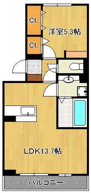 D-room熊西の間取り画像