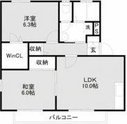 クレールヴィラ箕面の間取り画像
