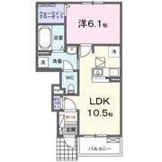グランデュール N ファインⅡの間取り画像