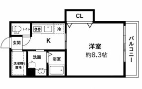 ラムール下三条の間取り画像