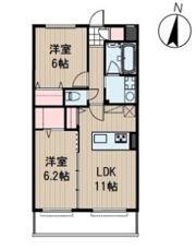 ウッドコート御南の間取り画像