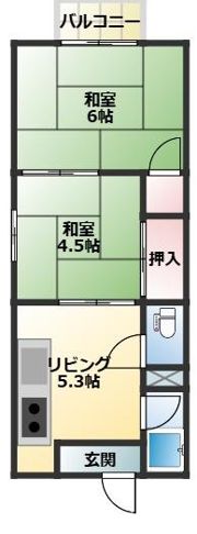 ニューエステート西本町の間取り画像