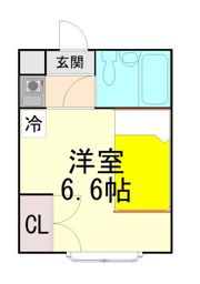 石丸ハイツの間取り画像