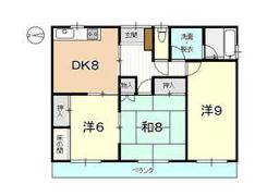 林ハイツの間取り画像