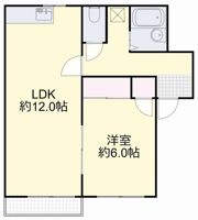 川井コーポの間取り画像
