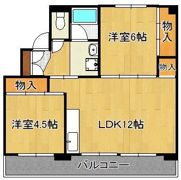 ビレッジハウス直方東 1号棟の間取り画像