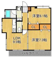 T-FLAT58の間取り画像