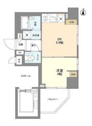 グランカーサ錦糸町Ⅱの間取り画像