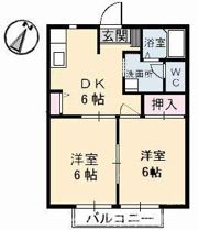 フロイデハイツの間取り画像