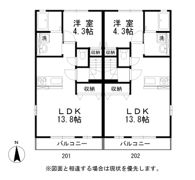 パークスクエアの間取り画像