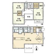 大室戸建の間取り画像