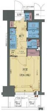 プレサンス中之島公園グラシアの間取り画像