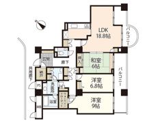Acityタワーズイーストの間取り画像