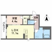 リアン勝山の間取り画像