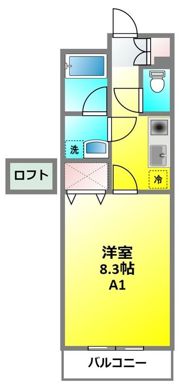 ハイツけやき七番館の間取り画像