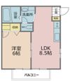 パームコテージB棟の間取り画像