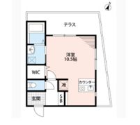 HCフラッツ青谷ガーデンの間取り画像