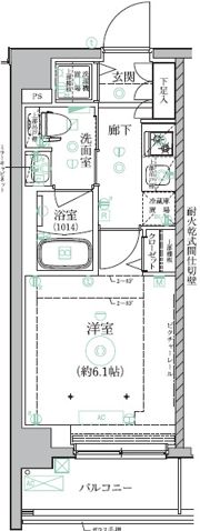 ベルシード川崎大師の間取り画像