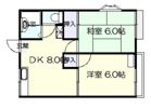カメイハイツの間取り画像