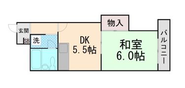 メゾンサプリームの間取り画像