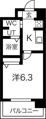 SWISS梅田東の間取り画像