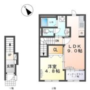 大曽根原町新築アパート②（仮の間取り画像