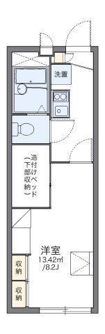 レオパレス清風Ⅱの間取り画像