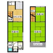 大黒町3丁目借家の間取り画像