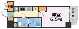 リーガル京町堀Ⅱの間取り画像