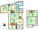 西鹿田2丁目14番戸建の間取り画像