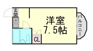 G.Court阪急石橋阪大前の間取り画像