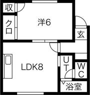 スカイハイツサンの間取り画像