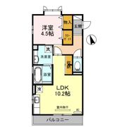 グレイス B棟の間取り画像