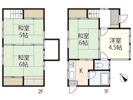 H貸家の間取り画像