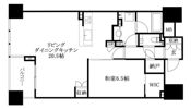 シティタワー松山西堀端の間取り画像