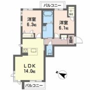 シャーメゾン鈴峯の間取り画像