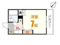 アメニティカネイチⅡの間取り画像