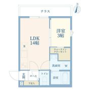 ウェルスクエア三軒茶屋Ⅴの間取り画像