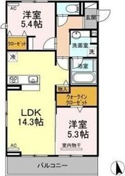 アンソレイエ トモの間取り画像