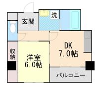 タウンコート六甲の間取り画像