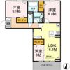LECHE鳥追の間取り画像