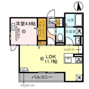 アリビオ蛍池の間取り画像